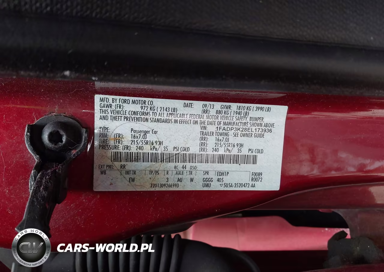 2014 Ford Focus Se VIN:1FADP3K28EL173936 - 9