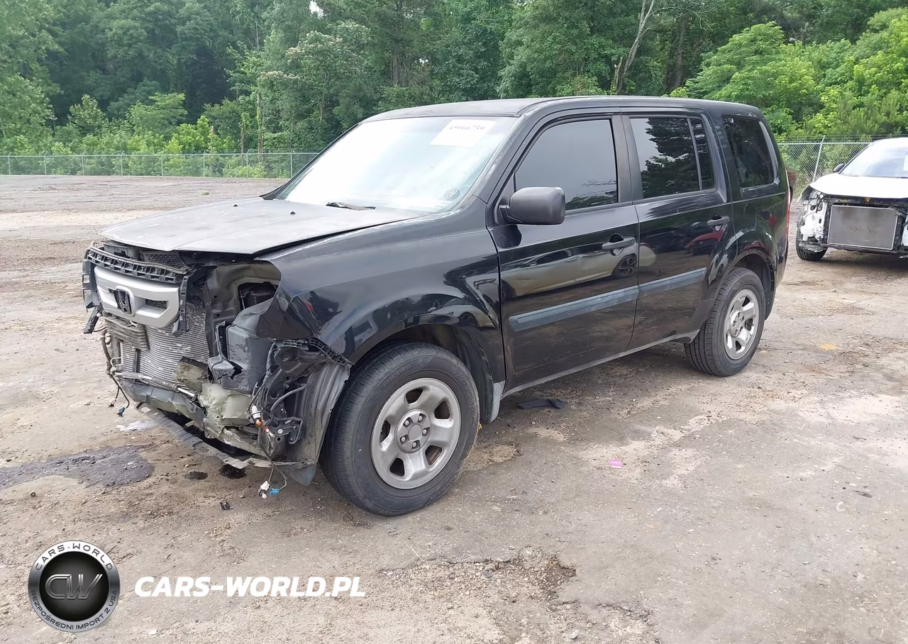 2010 Honda Pilot Lx VIN:5FNYF3H23AB010727 - 2