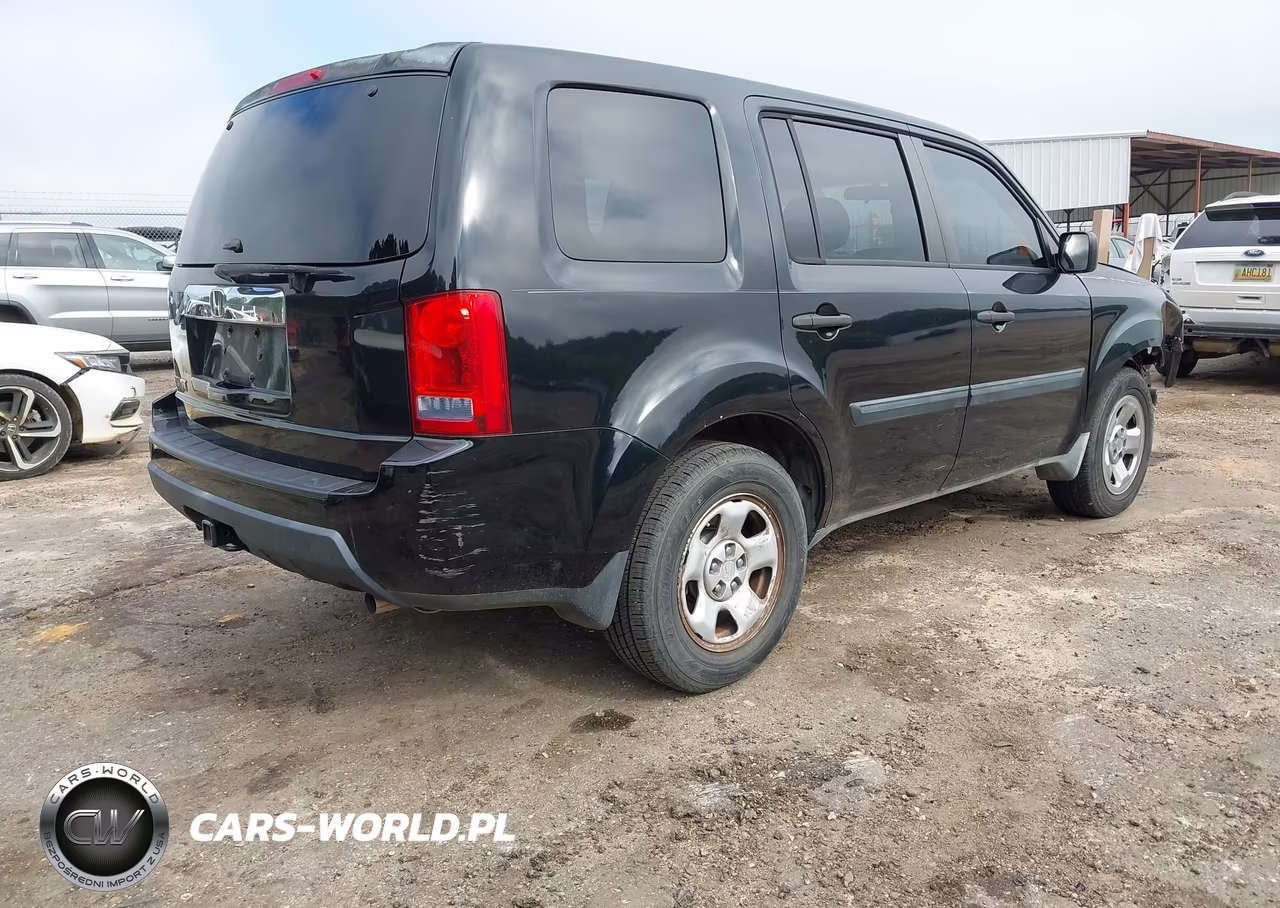 2010 Honda Pilot Lx VIN:5FNYF3H23AB010727 - 4