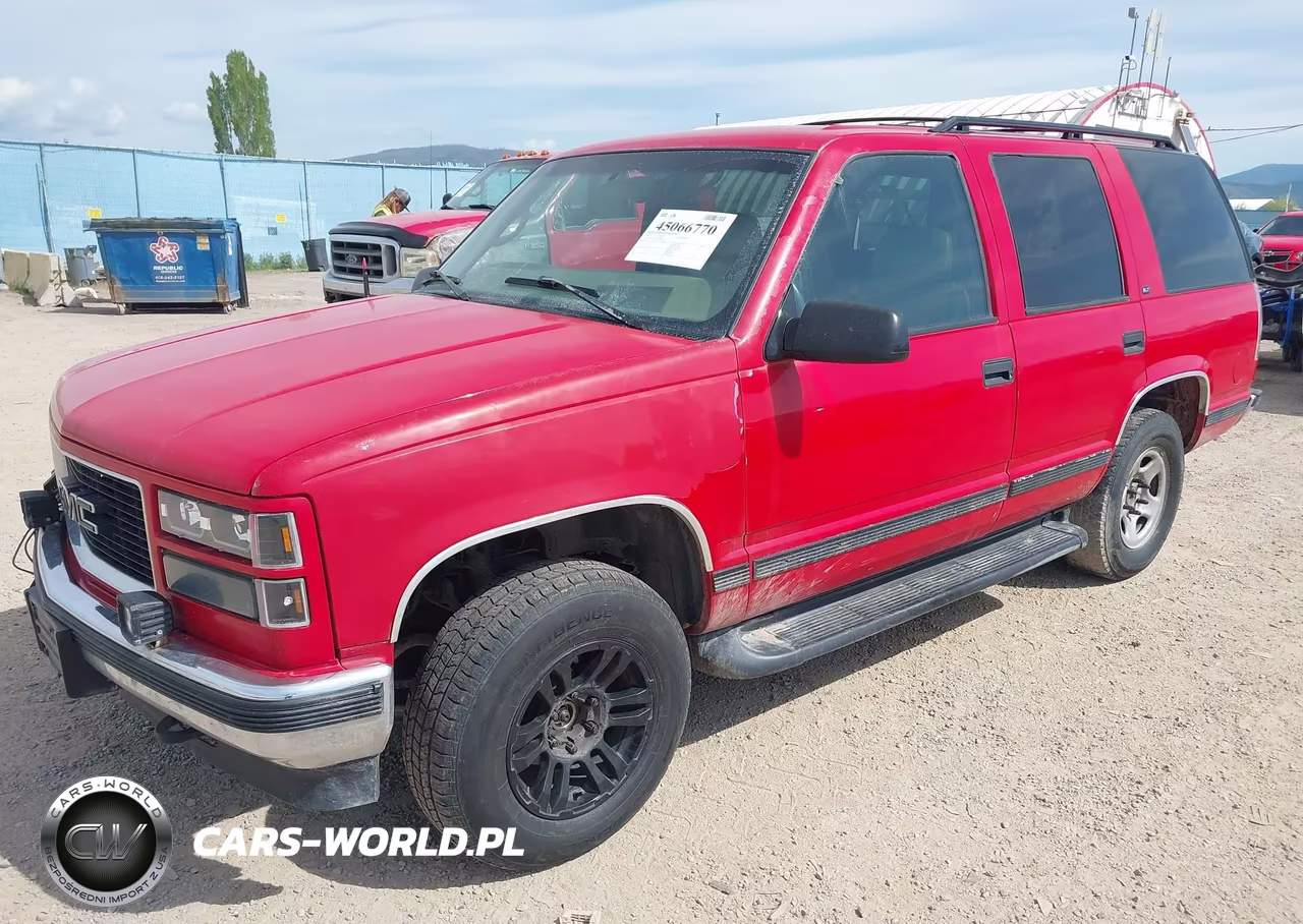 1999 GMC Yukon Slt Cmi VIN:1GKEK13R7XR504281 - 2