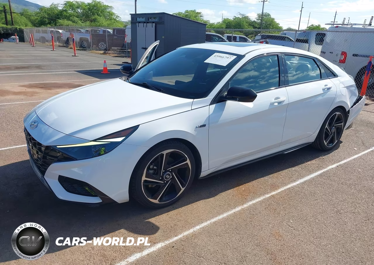 2021 Hyundai Elantra N Line VIN:KMHLR4AF4MU197407 - 2
