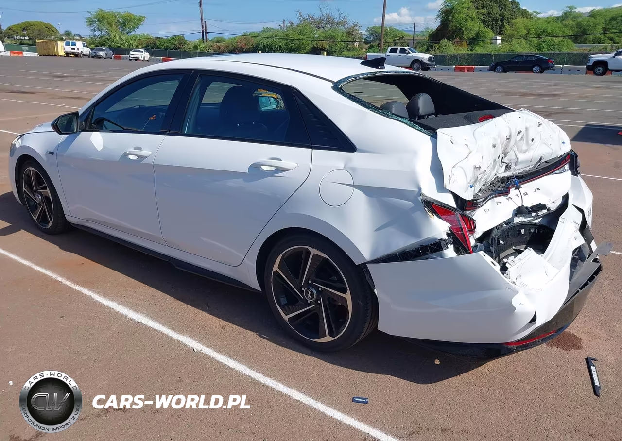 2021 Hyundai Elantra N Line VIN:KMHLR4AF4MU197407 - 3