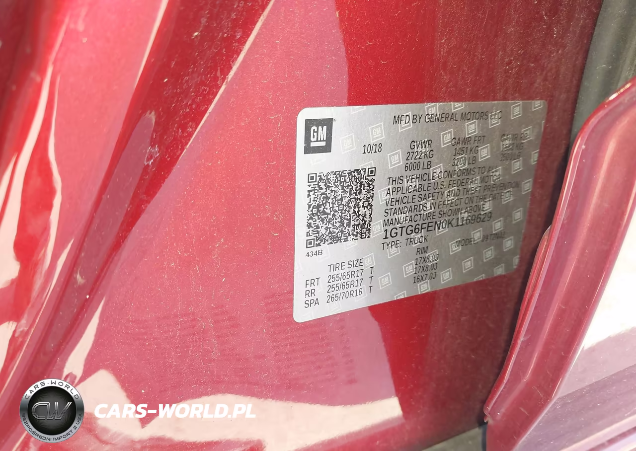 2019 GMC Canyon All Terrain W-Cloth VIN:1GTG6FEN0K1169629 - 9