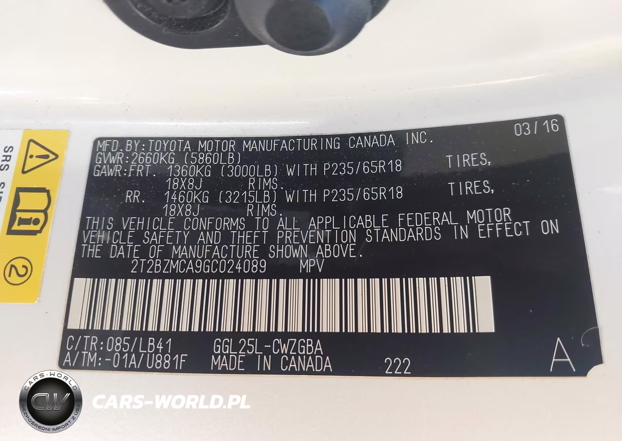2016 Lexus Rx 350 VIN:2T2BZMCA9GC024089 - 9