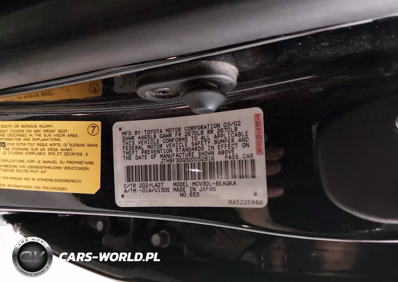 2002 Lexus Es 300 VIN:JTHBF30G920052816 - 9