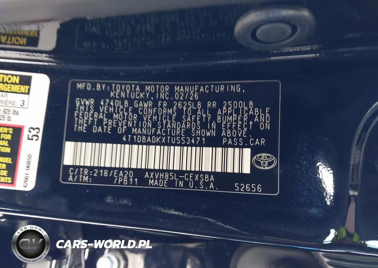 2026 Toyota Camry Nightshade VIN:4T1DBADKXTU553471 - 9
