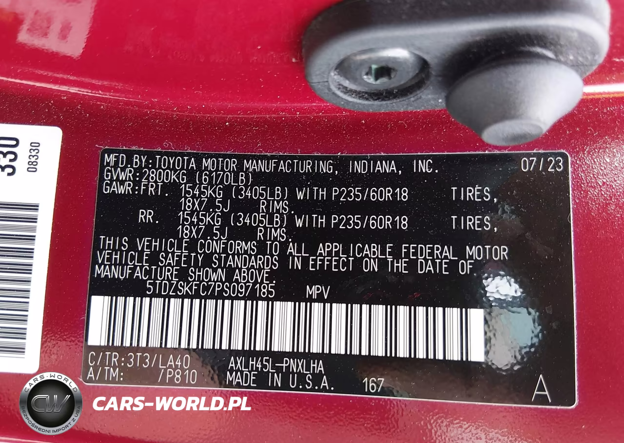 2023 Toyota Sienna Limited VIN:5TDZSKFC7PS097185 - 9