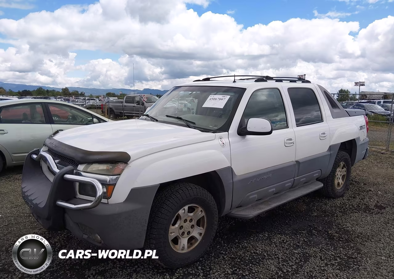 2002 Chevrolet Avalanche 1500 VIN:3GNEK13T02G189492 - 2