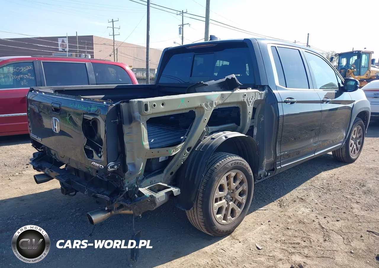 2021 Honda Ridgeline Awd Rtl VIN:5FPYK3F57MB025557 - 4