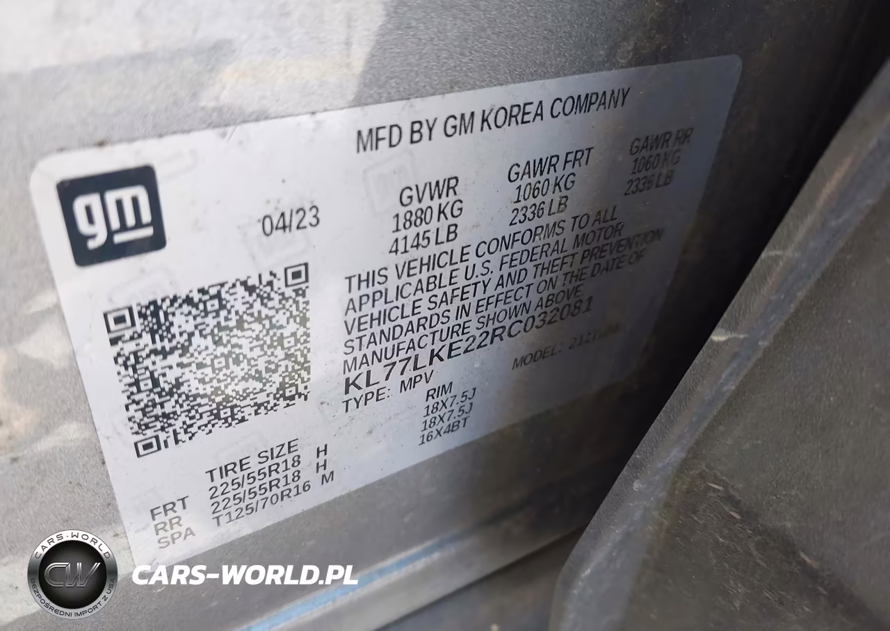 2024 Chevrolet Trax Fwd Activ VIN:KL77LKE22RC032081 - 9