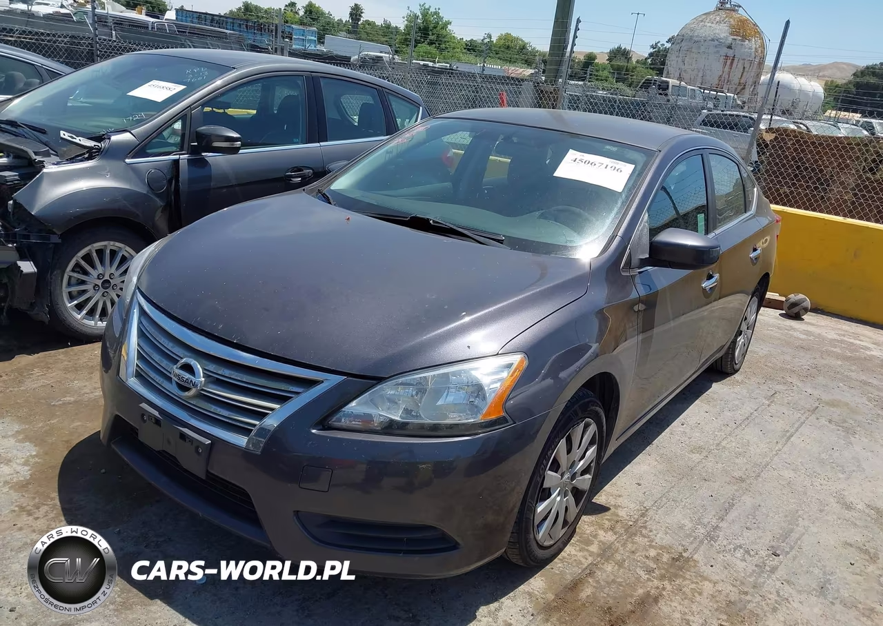 2014 Nissan Sentra Sv VIN:1N4AB7AP2EN850960 - 2