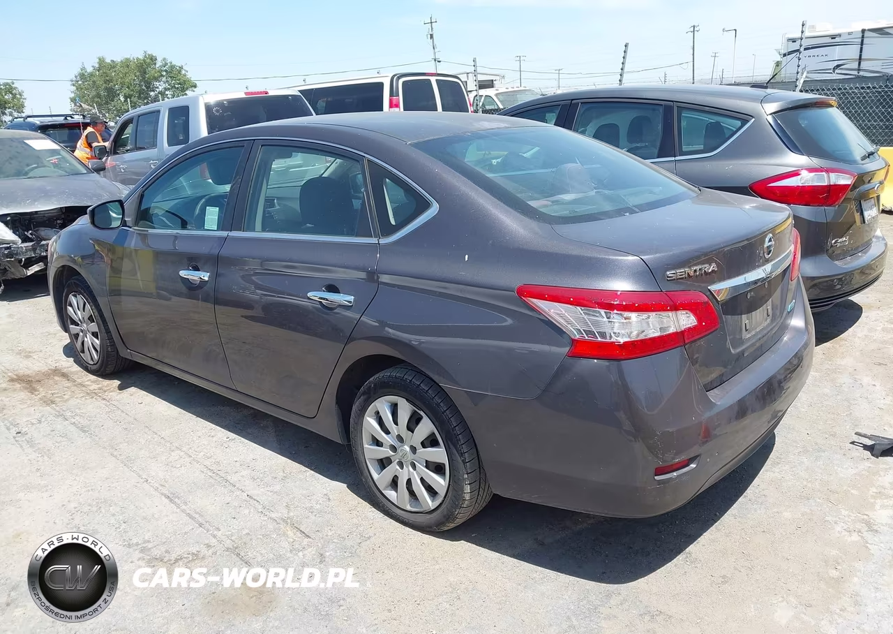 2014 Nissan Sentra Sv VIN:1N4AB7AP2EN850960 - 3