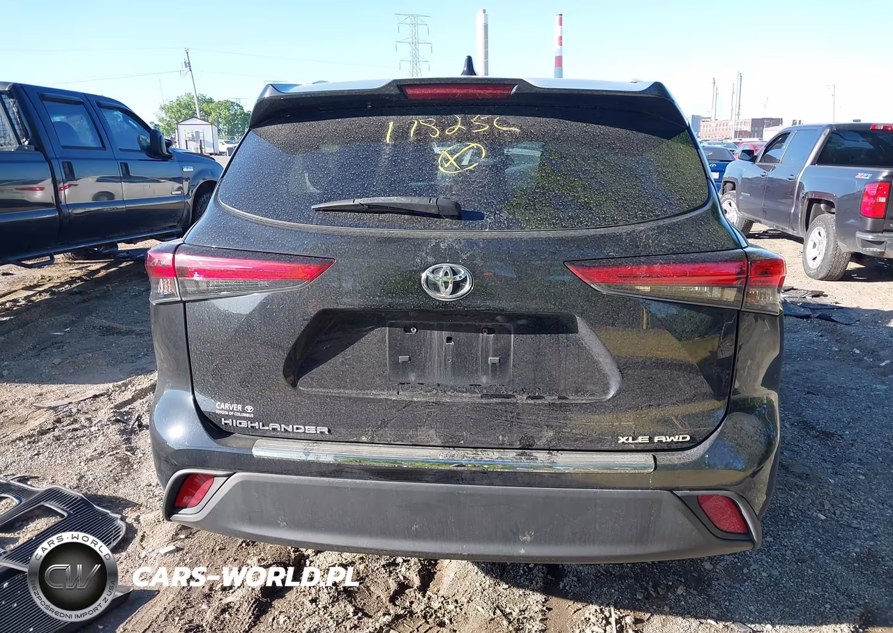 2022 Toyota Highlander Xle VIN:5TDGZRBH1NS178256 - 16