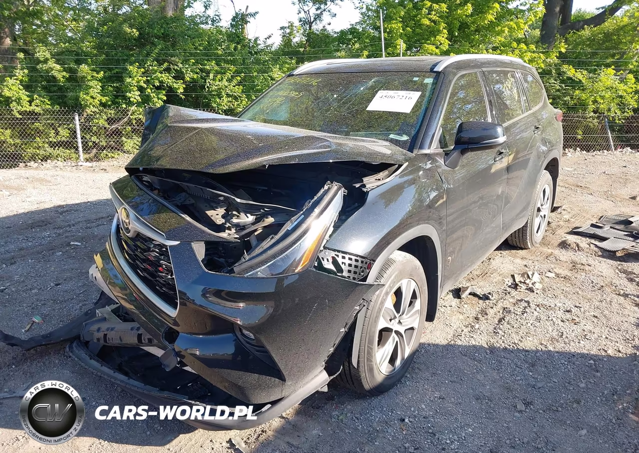 2022 Toyota Highlander Xle VIN:5TDGZRBH1NS178256 - 2