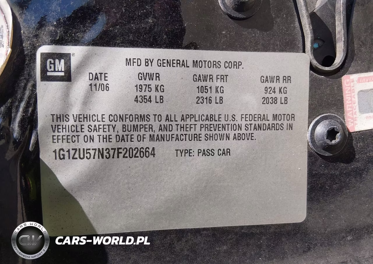 2007 Chevrolet Malibu Ltz VIN:1G1ZU57N37F202664 - 9