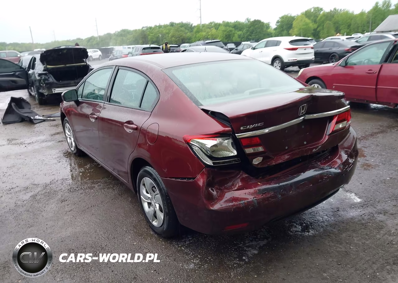 2015 Honda Civic Lx VIN:19XFB2F57FE262665 - 3