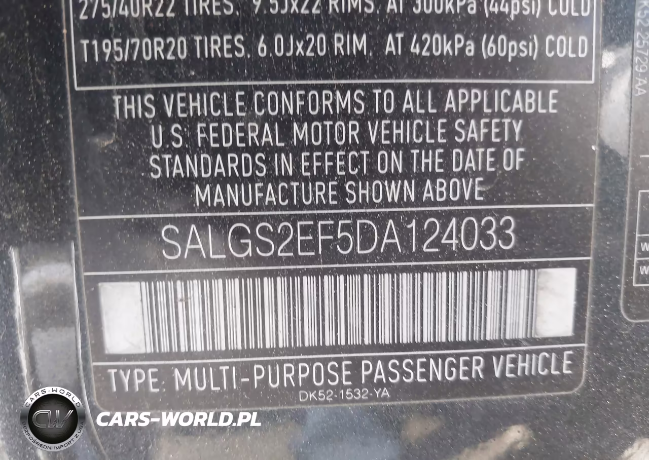 2013 Land Rover Range Rover Supercharged VIN:SALGS2EF5DA124033 - 9