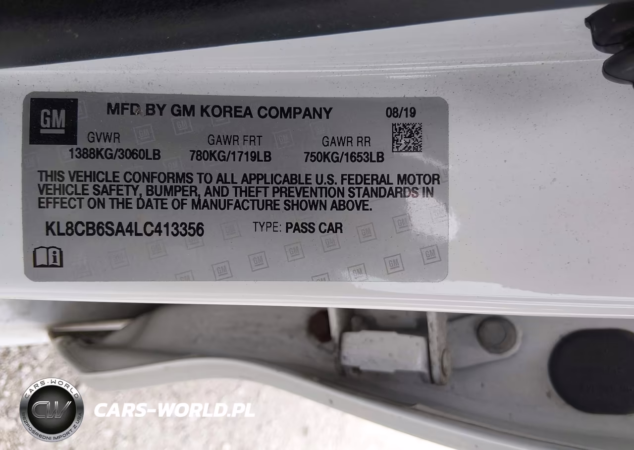 2020 Chevrolet Spark Fwd Ls Automatic VIN:KL8CB6SA4LC413356 - 9