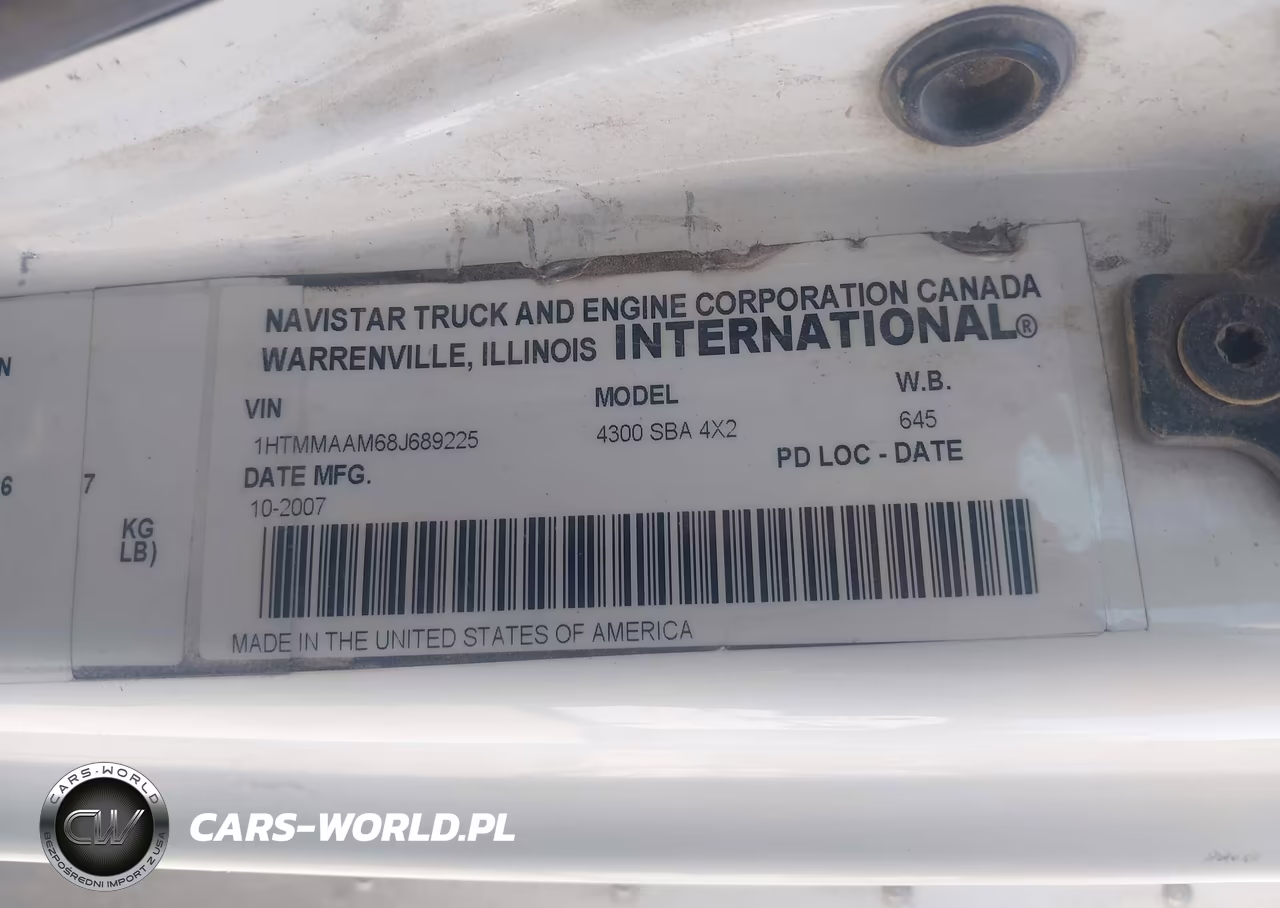 2008 International 4000 4300 VIN:1HTMMAAM68J689225 - 8