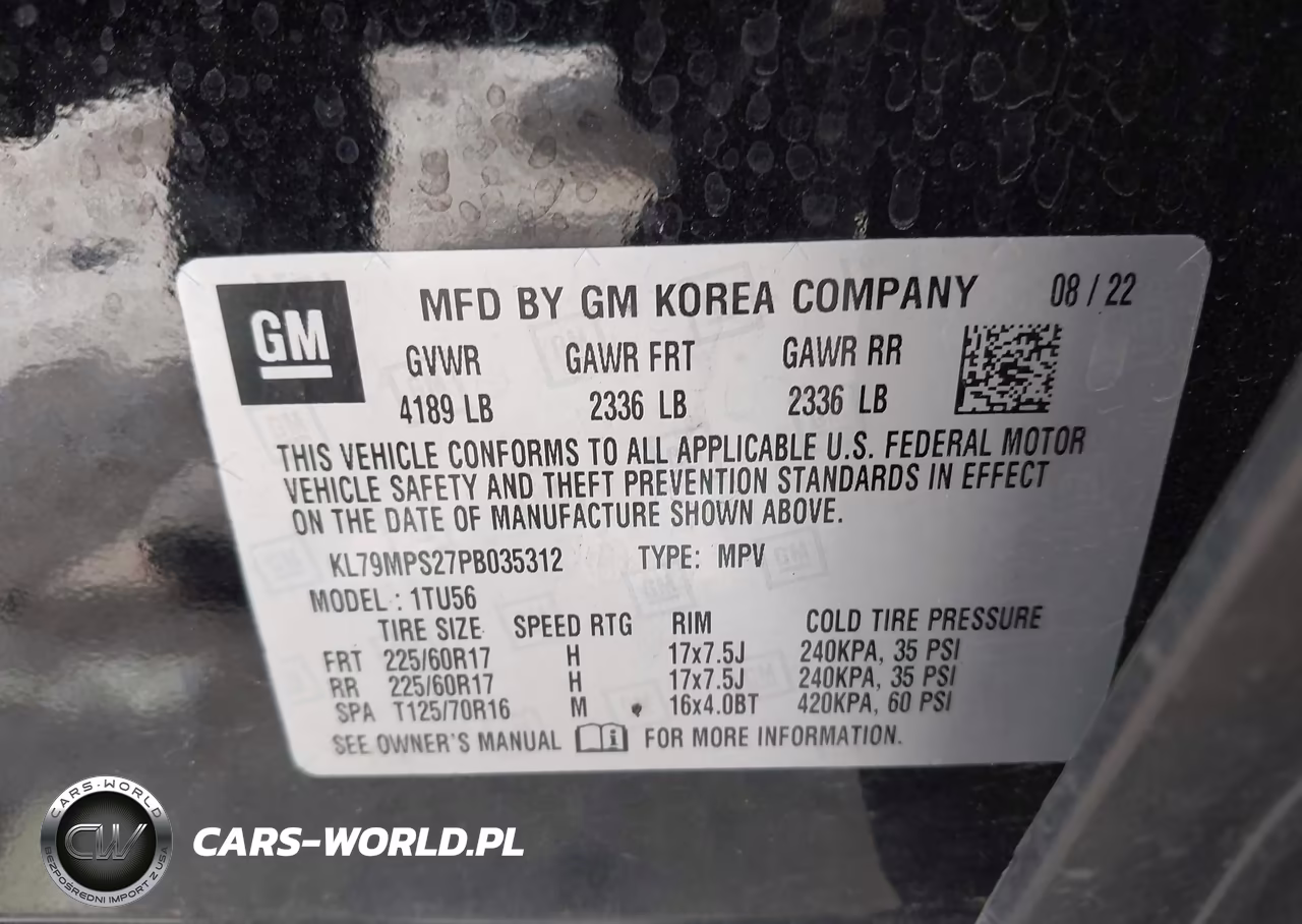 2023 Chevrolet Trailblazer Fwd Lt VIN:KL79MPS27PB035312 - 9