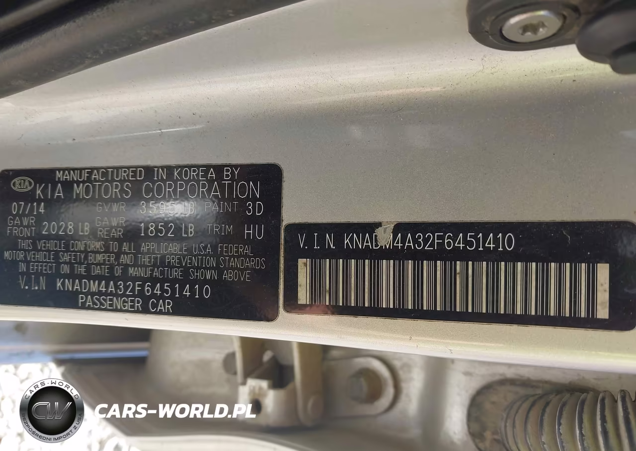 2015 Kia Rio Lx VIN:KNADM4A32F6451410 - 9