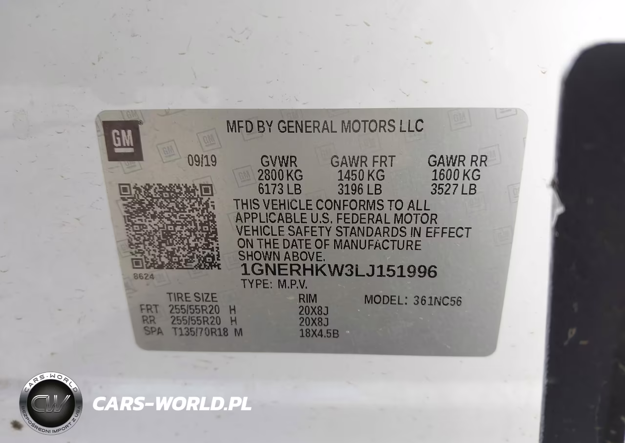 2020 Chevrolet Traverse Fwd Lt Leather VIN:1GNERHKW3LJ151996 - 9
