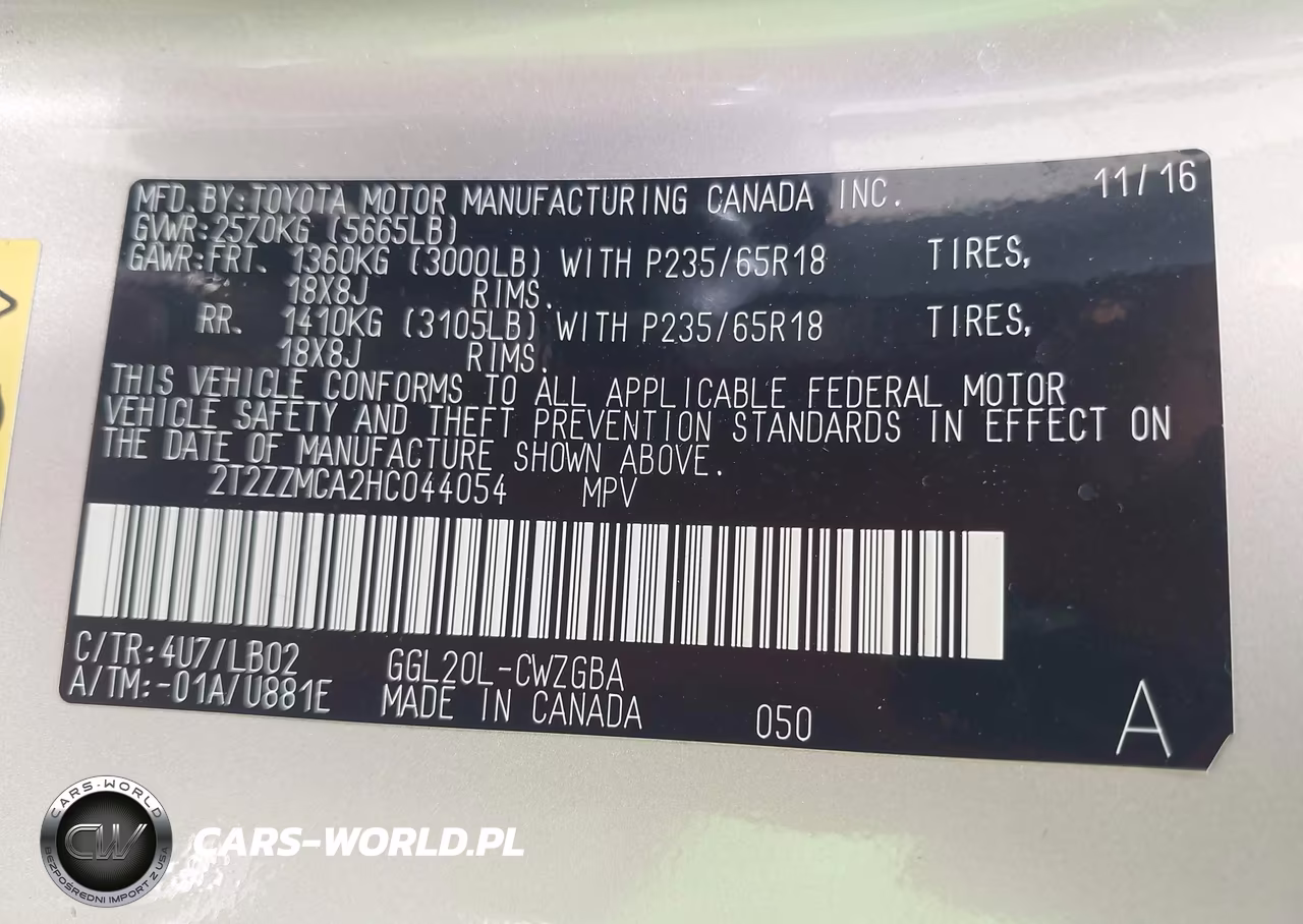 2017 Lexus Rx 350 VIN:2T2ZZMCA2HC044054 - 9