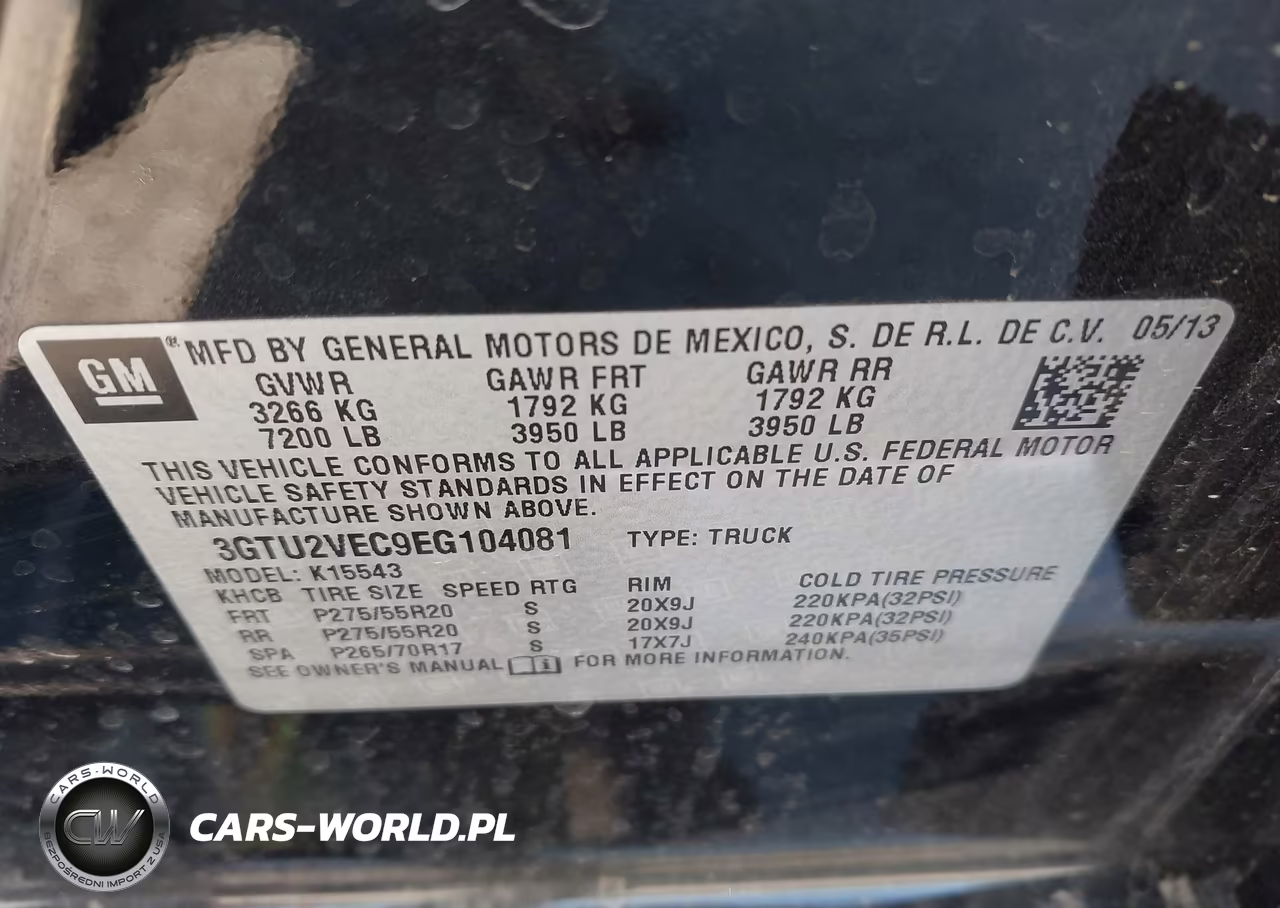 2014 GMC Sierra 1500 Slt VIN:3GTU2VEC9EG104081 - 9