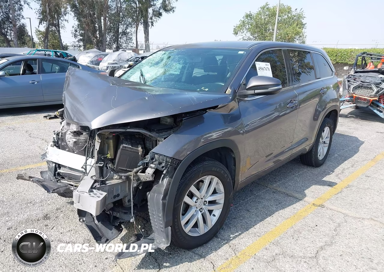 2014 Toyota Highlander Le VIN:5TDZARFH5ES009027 - 2