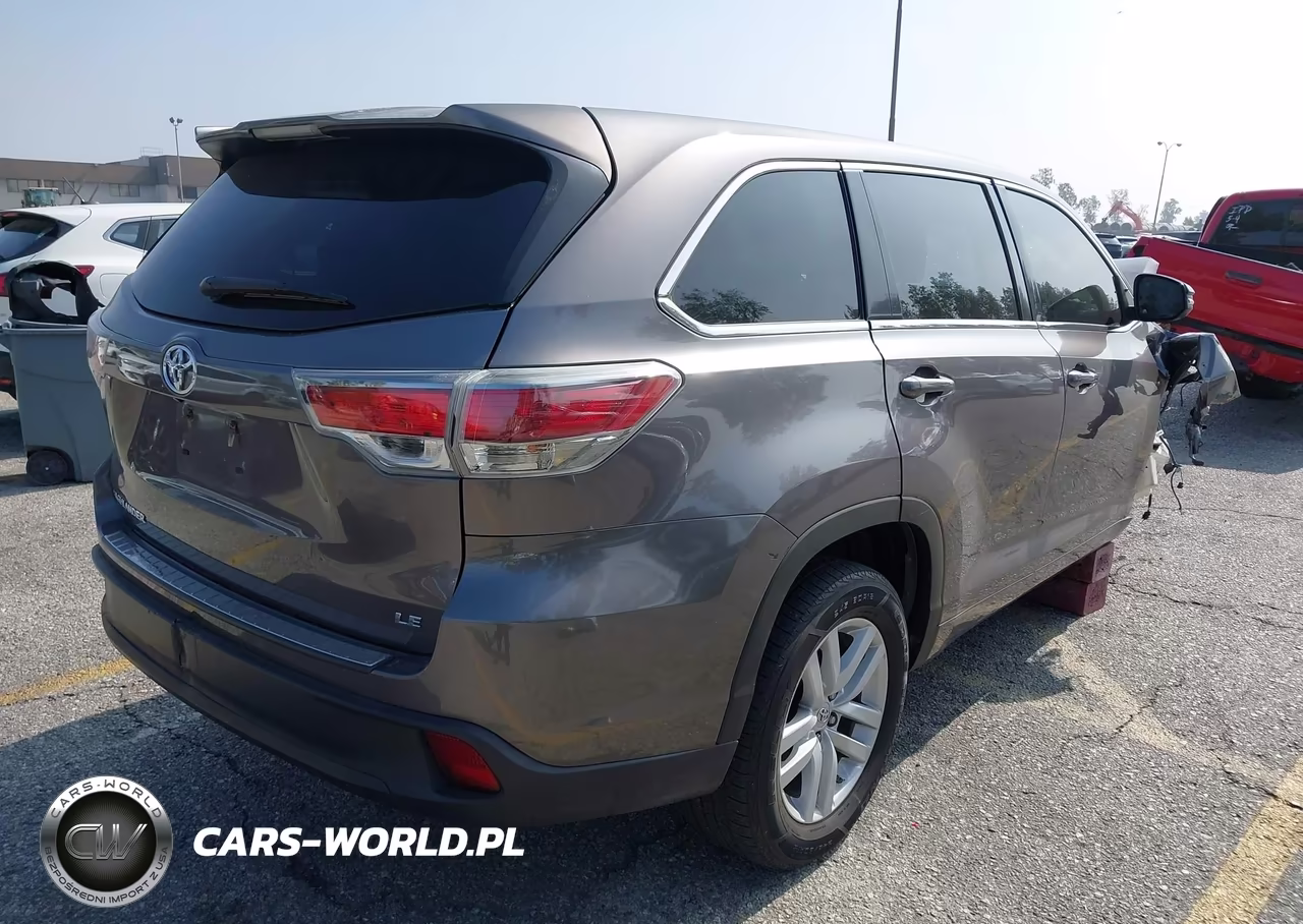 2014 Toyota Highlander Le VIN:5TDZARFH5ES009027 - 4