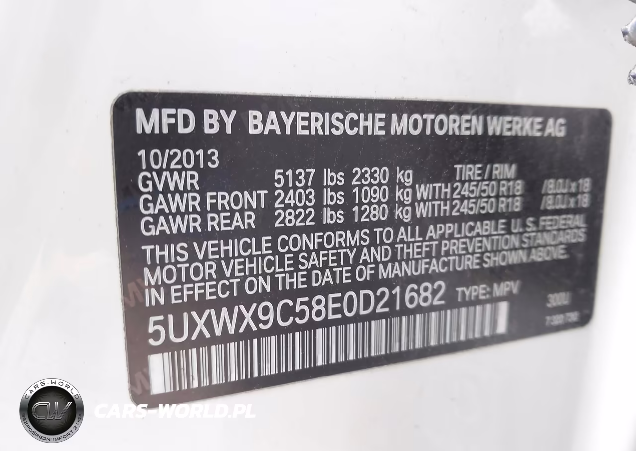 2014 BMW X3 xDrive28I VIN:5UXWX9C58E0D21682 - 9
