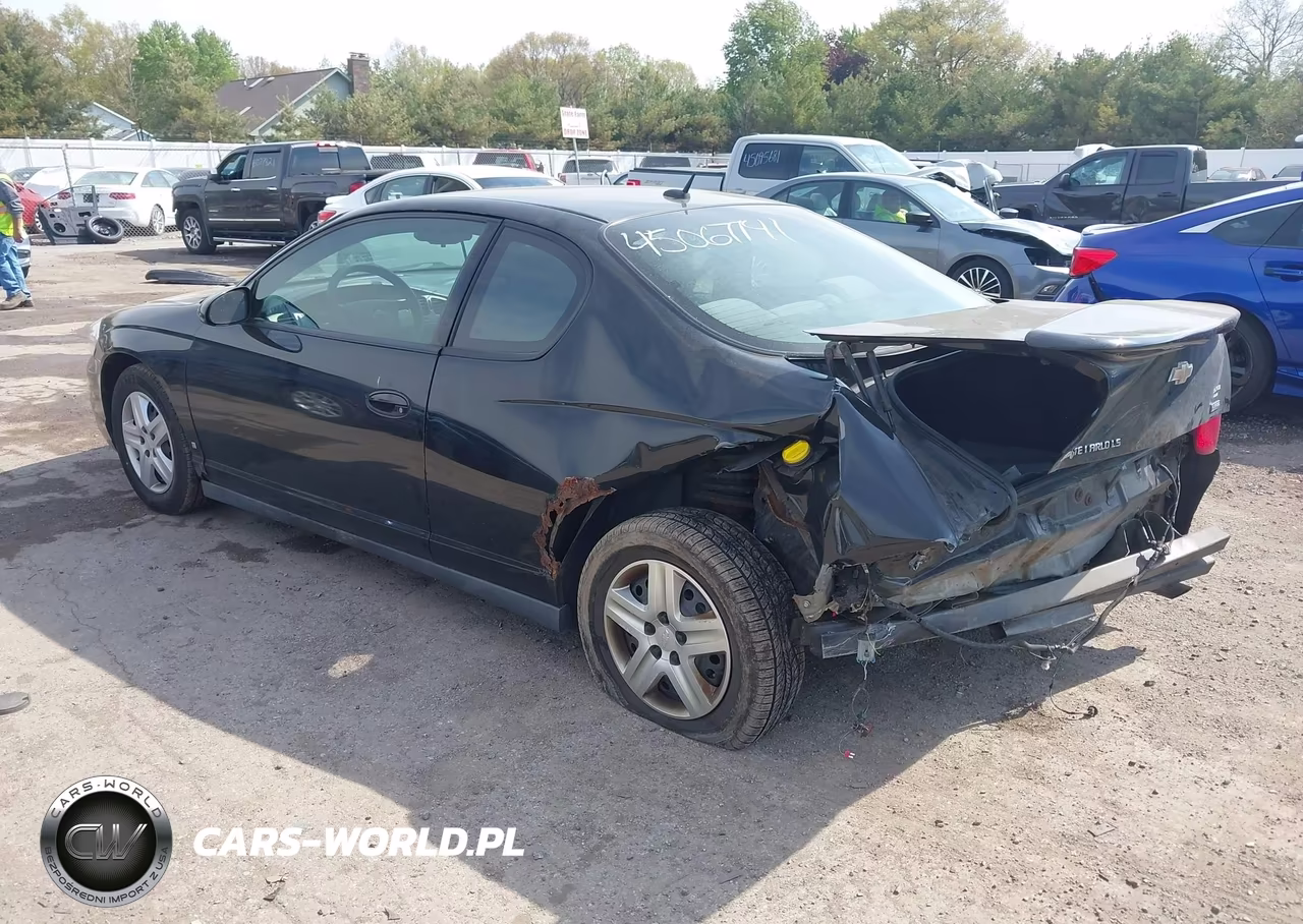 2007 Chevrolet Monte Carlo Ls VIN:2G1WJ16K979252361 - 3