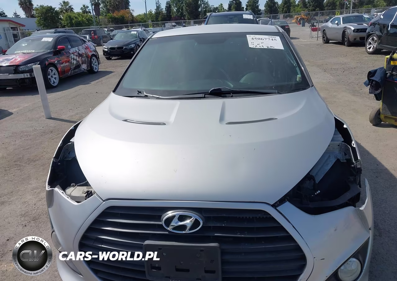 2015 Hyundai Veloster Turbo VIN:KMHTC6AE8FU225880 - 6