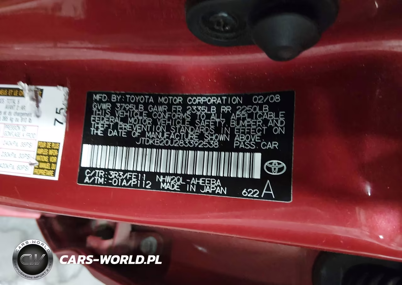 2008 Toyota Prius VIN:JTDKB20U283392538 - 9