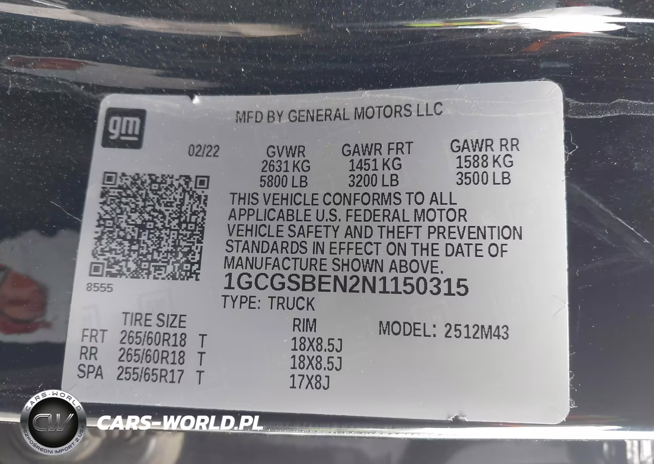2022 Chevrolet Colorado 2Wd Short Box Wt VIN:1GCGSBEN2N1150315 - 9