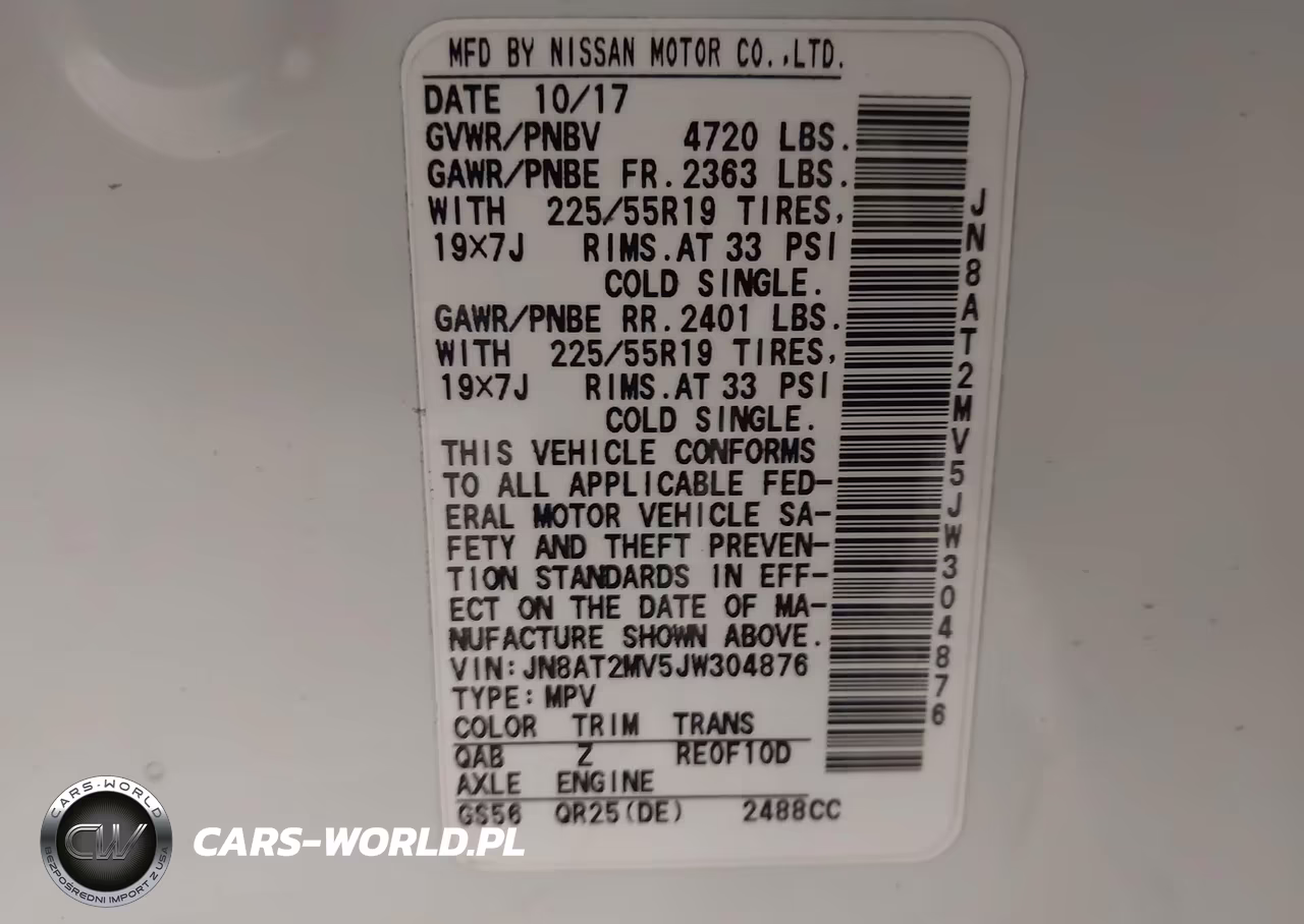 2018 Nissan Rogue Sl VIN:JN8AT2MV5JW304876 - 9