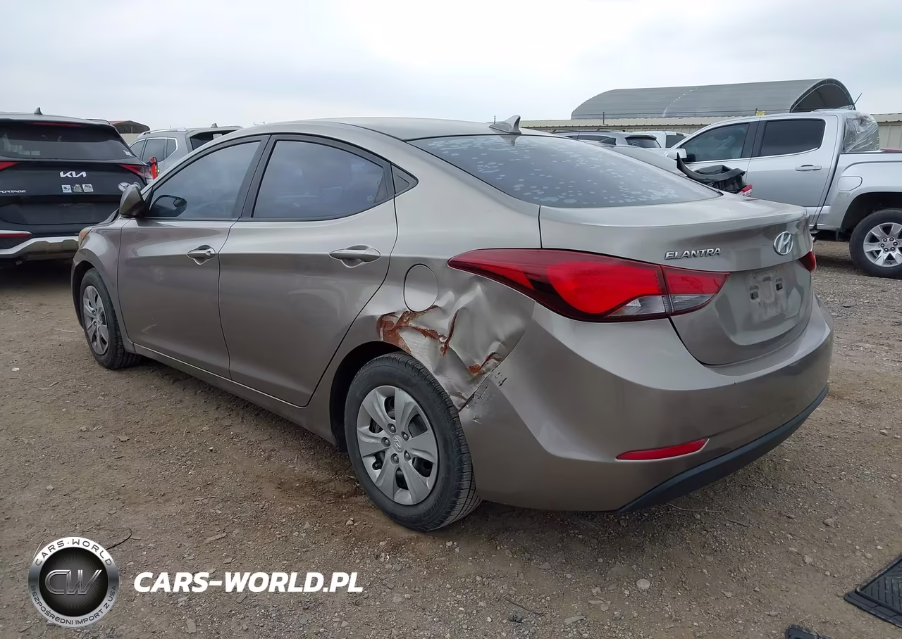 2016 Hyundai Elantra Se VIN:5NPDH4AE5GH664299 - 3