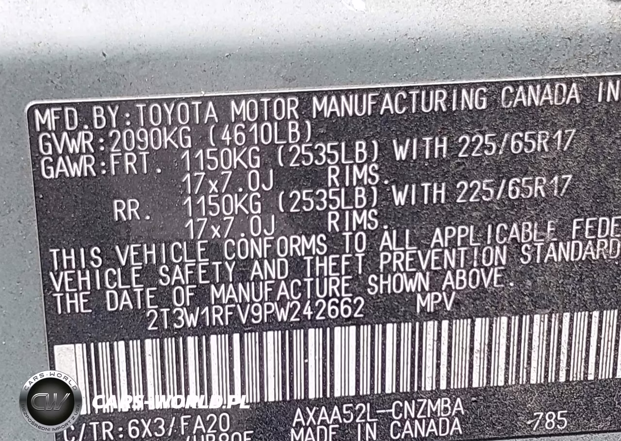 2023 Toyota Rav4 Xle VIN:2T3W1RFV9PW242662 - 9