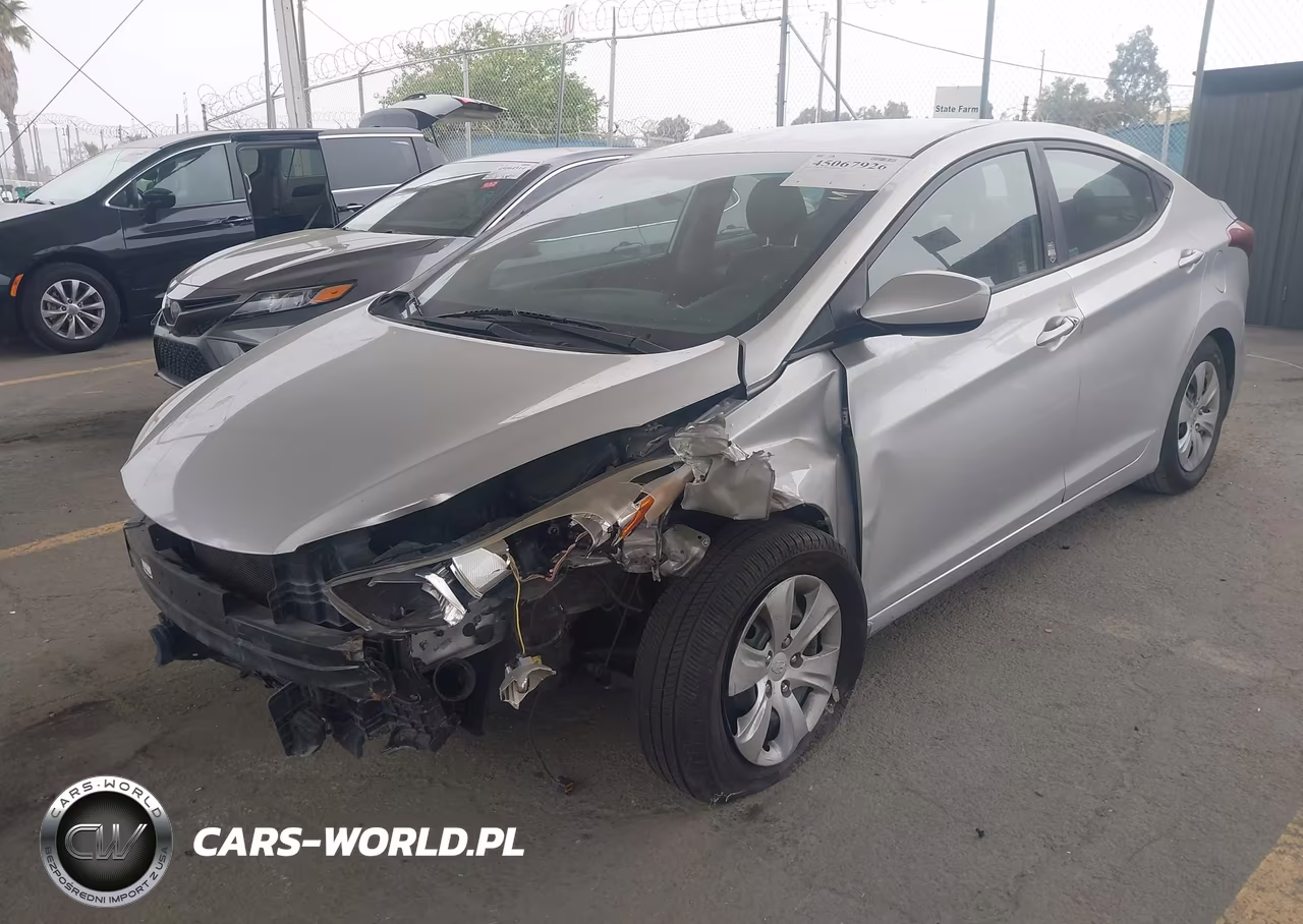 2016 Hyundai Elantra Se VIN:5NPDH4AE6GH706284 - 2