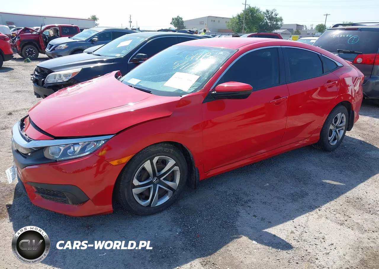 2017 Honda Civic Lx VIN:2HGFC2F5XHH557197 - 2