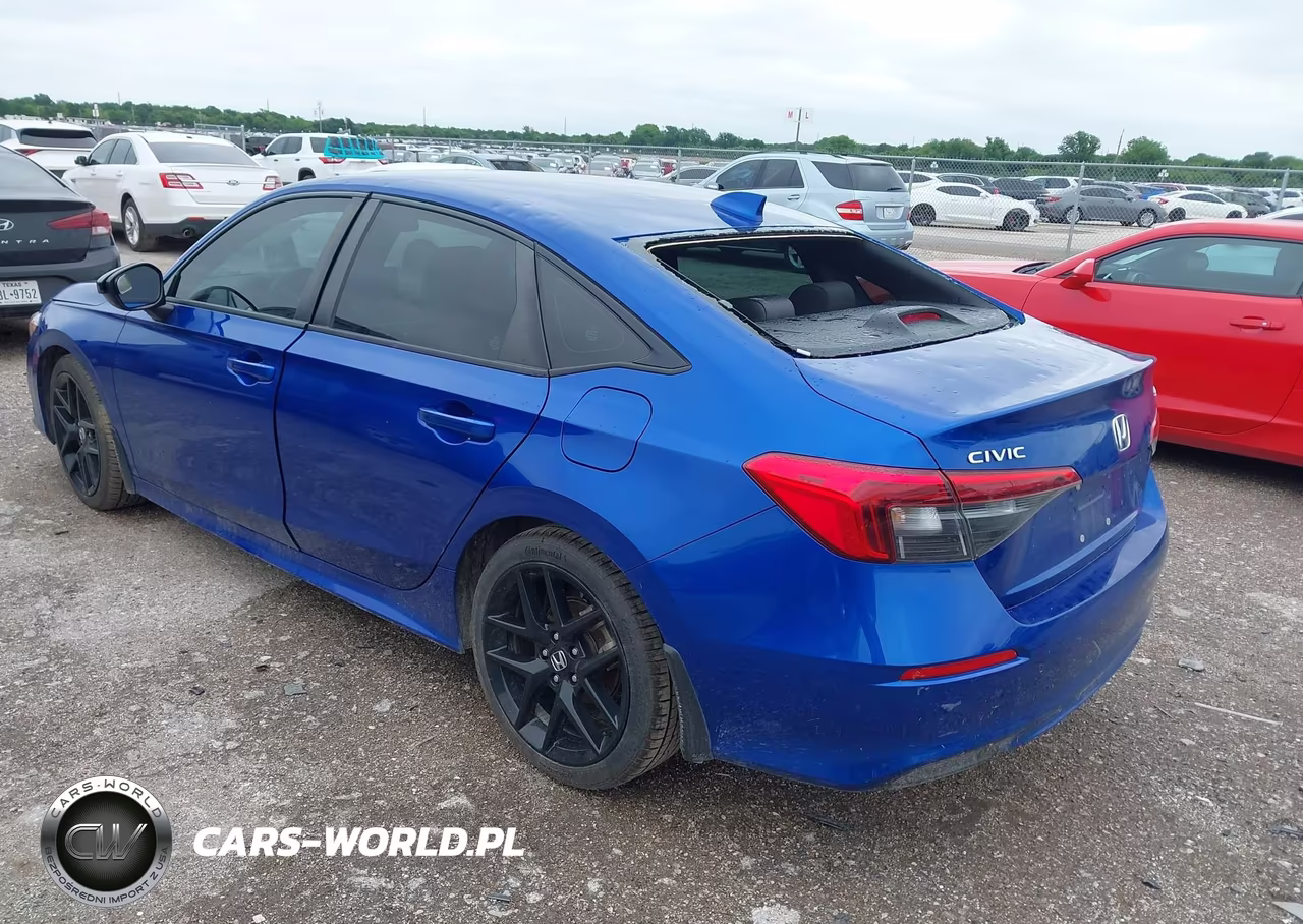 2022 Honda Civic Sport VIN:2HGFE2F57NH528164 - 3