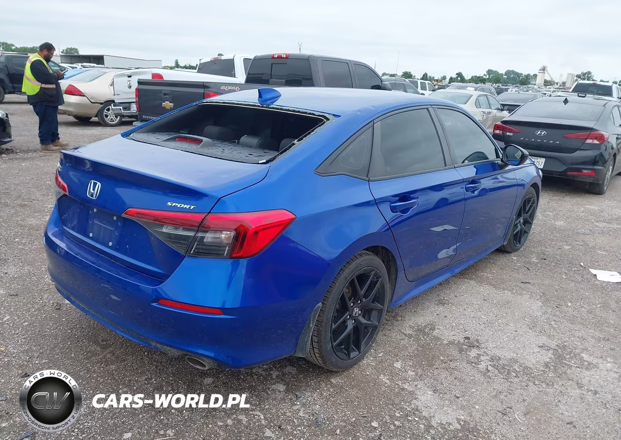 2022 Honda Civic Sport VIN:2HGFE2F57NH528164 - 4