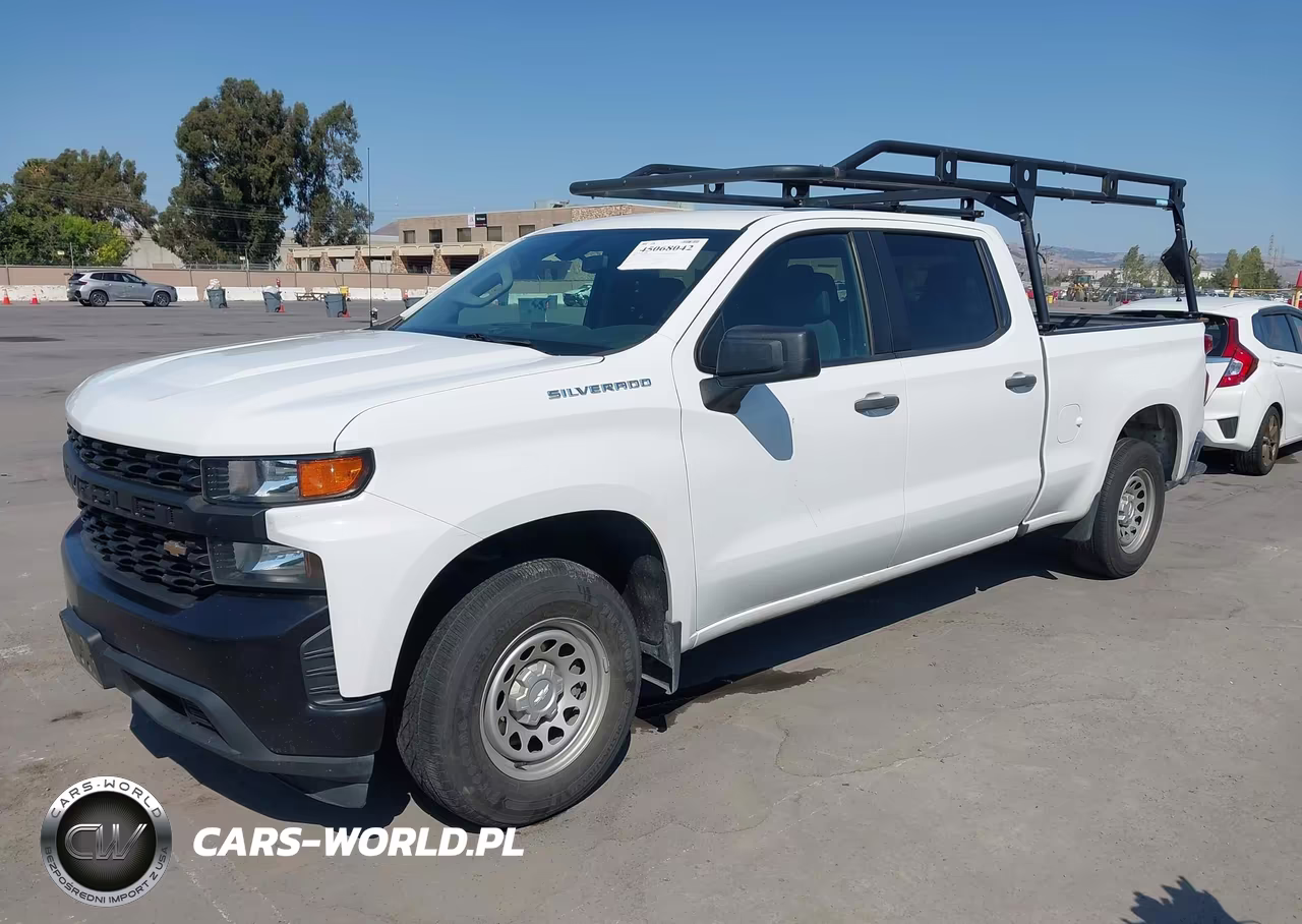 2020 Chevrolet Silverado 1500 2Wd Standard Bed Wt VIN:1GCPWAEF7LZ144483 - 2