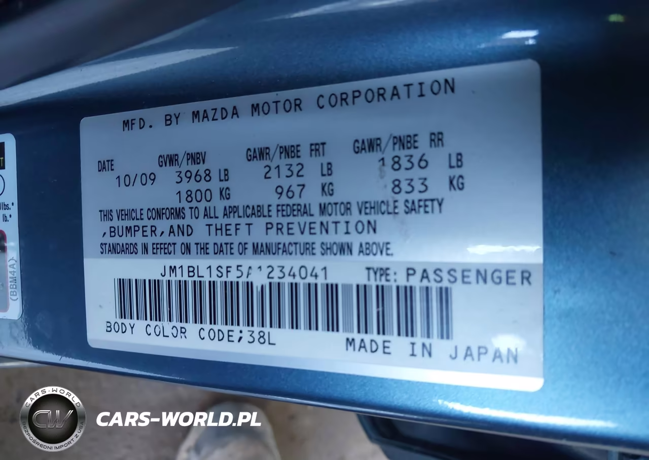2010 Mazda Mazda3 I Sport VIN:JM1BL1SF5A1234041 - 9