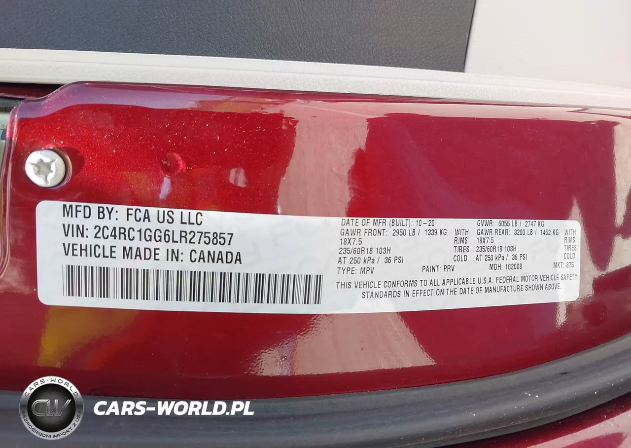 2020 Chrysler Pacifica Limited VIN:2C4RC1GG6LR275857 - 9