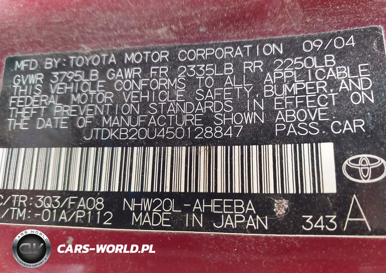 2005 Toyota Prius VIN:JTDKB20U450128847 - 9