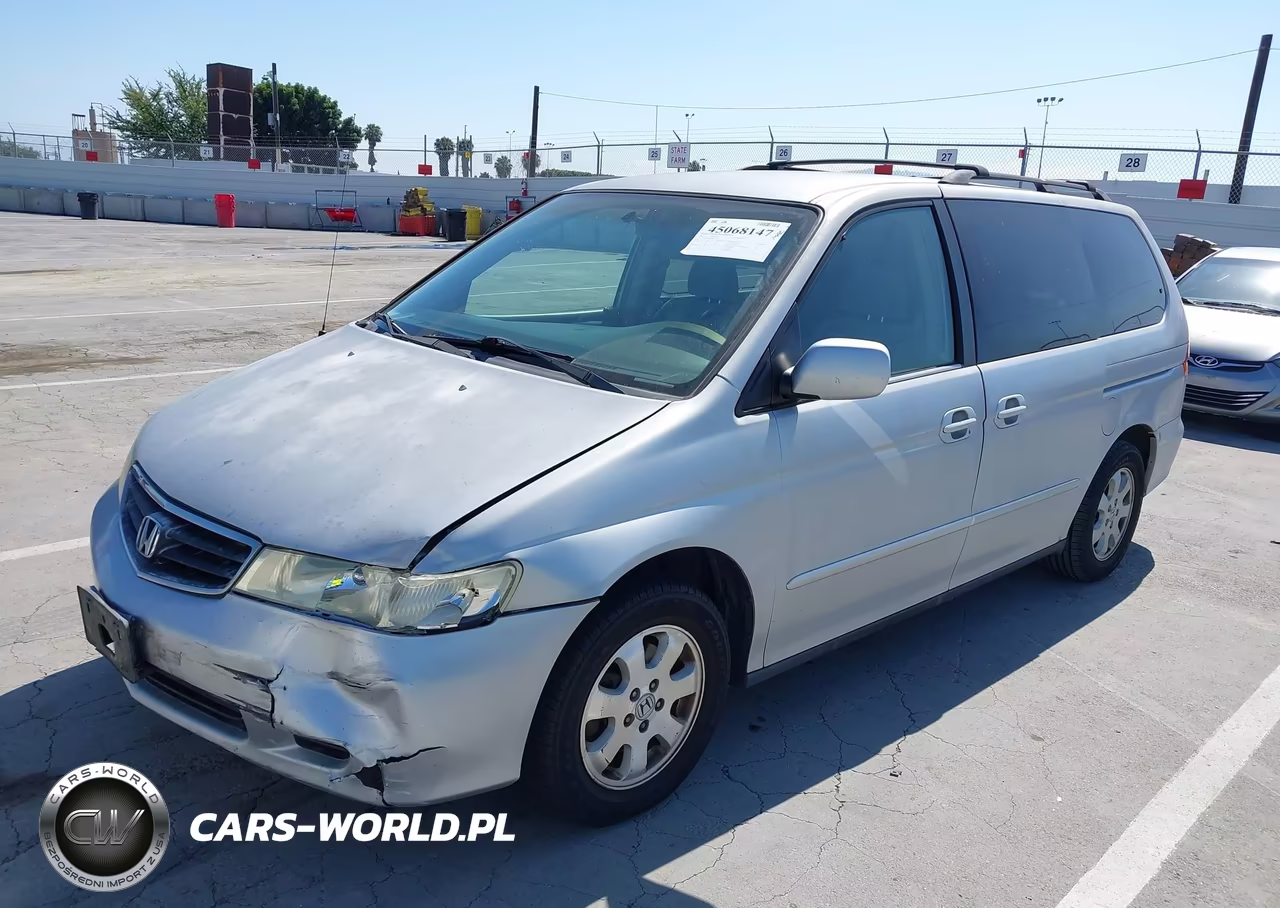 2002 Honda Odyssey Ex VIN:2HKRL18682H522863 - 2