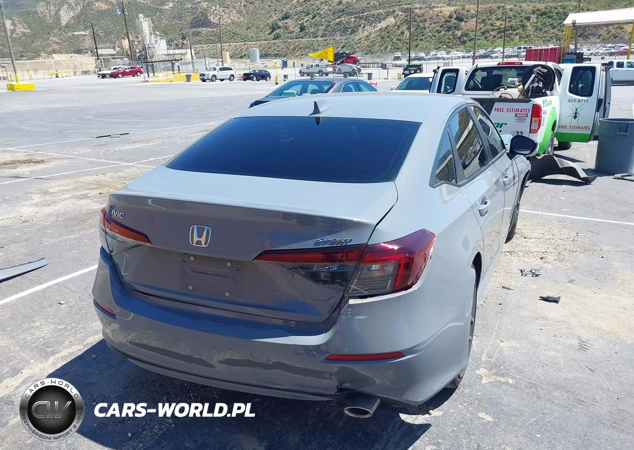 2025 Honda Civic Sport VIN:2HGFE2F51SH580479 - 4