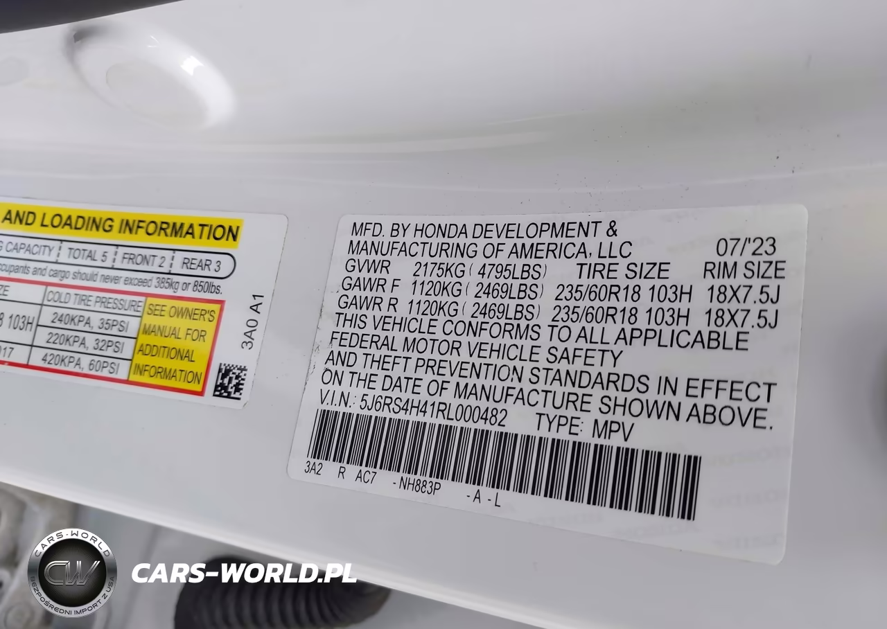 2024 Honda Cr-V Ex Awd VIN:5J6RS4H41RL000482 - 9
