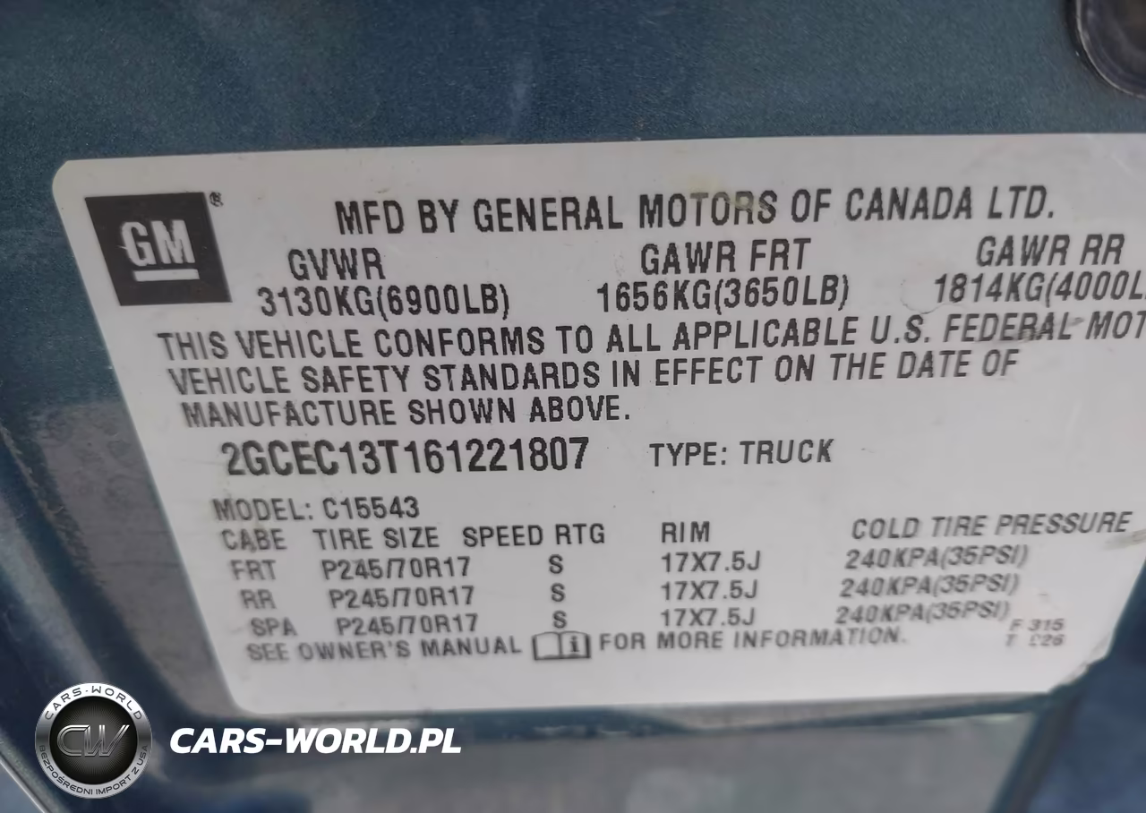2006 Chevrolet Silverado 1500 Lt1 VIN:2GCEC13T161221807 - 9